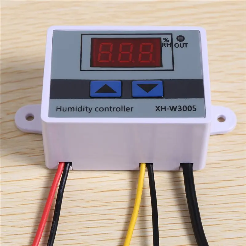 A01F-4X Digital Humidity Controller Hygrometer Humidity Control Switch 0-99%Rh Hygrostat With Humidity Sensor AC220V