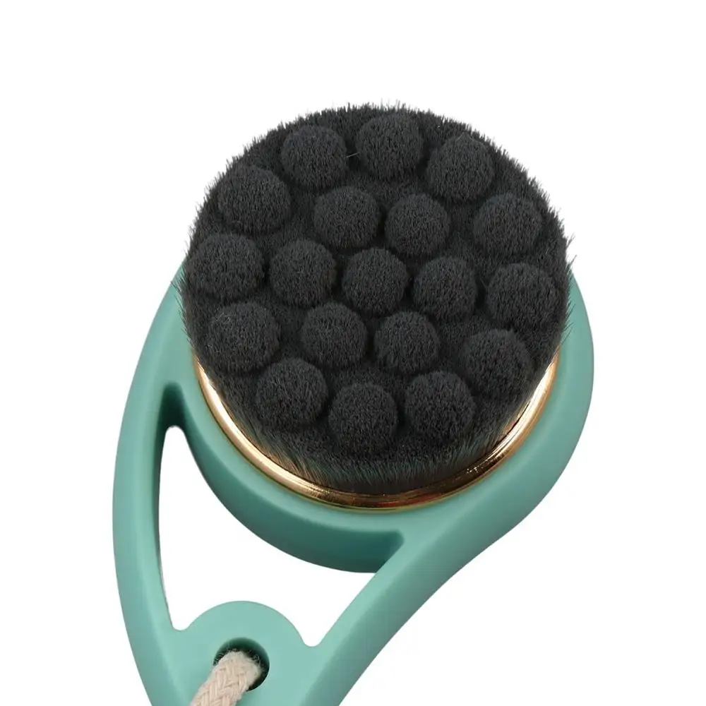 Bristles Deep Cleansing Bamboo Charcoal Soft Fiber Facial Cleansing Face Care Tool Bamboo Wash Face Brush Face Cleansing Brush