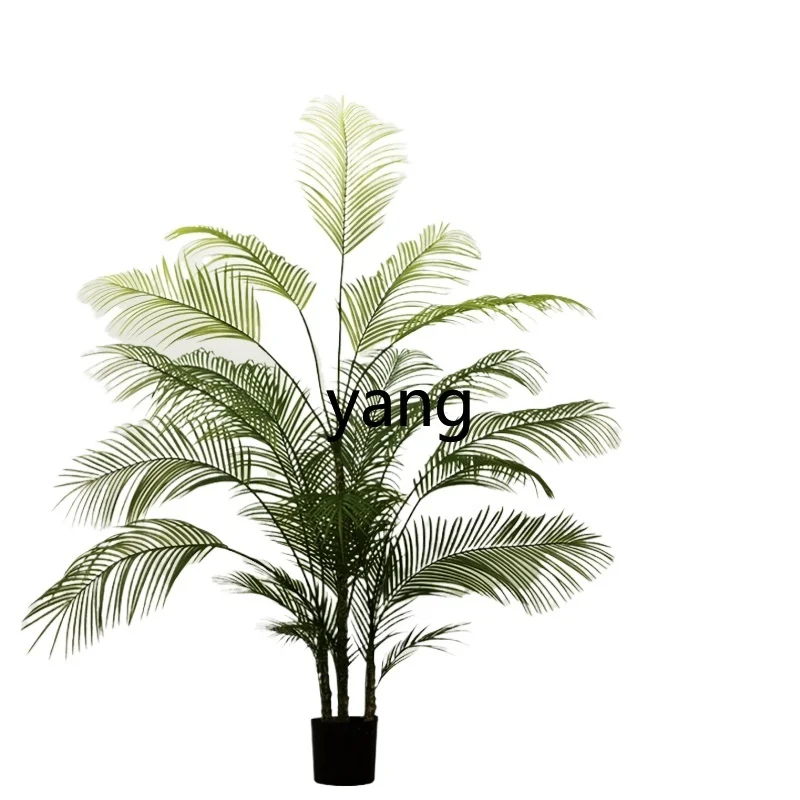 

LMSimulation Green Plant Needle Sunflower Coconut Palm Tree Large Indoor Living Room Decoration