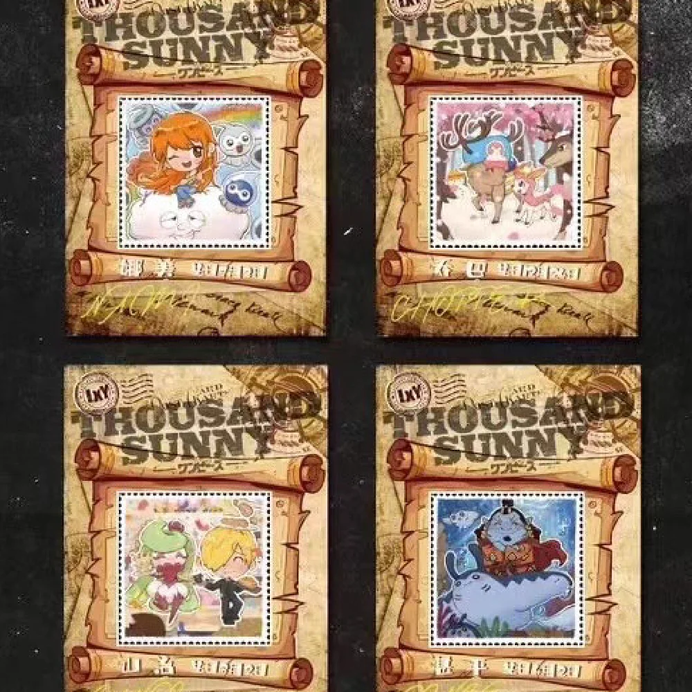 Cartes à collectionner One Piece Anime japonais pour enfants, cartes brillantes, cadeau de jeu, jouet d'anniversaire, Rick, Luffy, Zoro, Sanji, Nami, nouveau