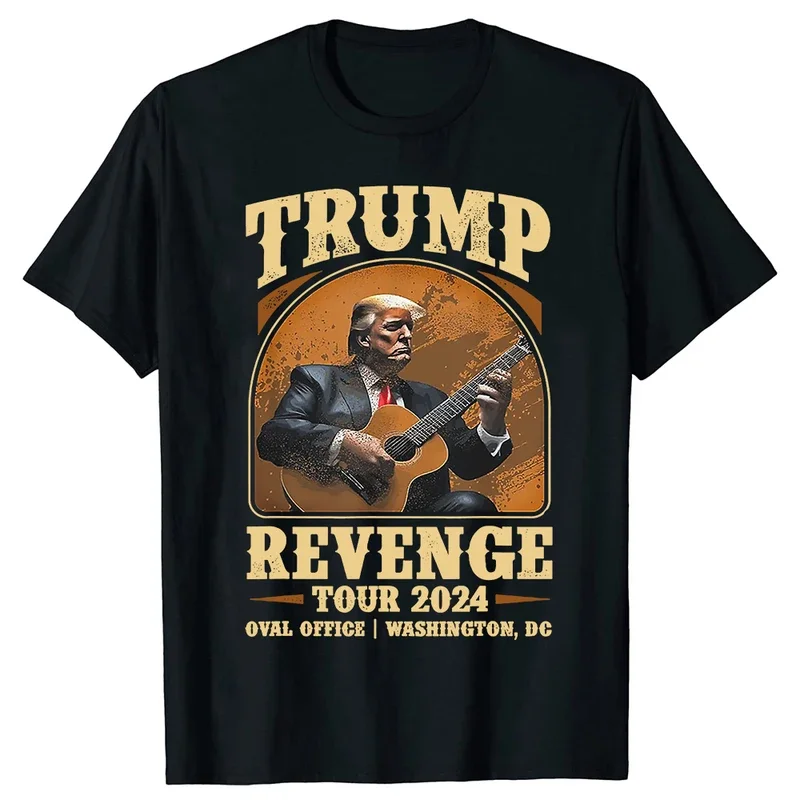 

Trump Revenge Tour 2024 T-Shirt Graphic Support Take America Back The Return Fans Short Sleeve T Shirts Women Men Clothing