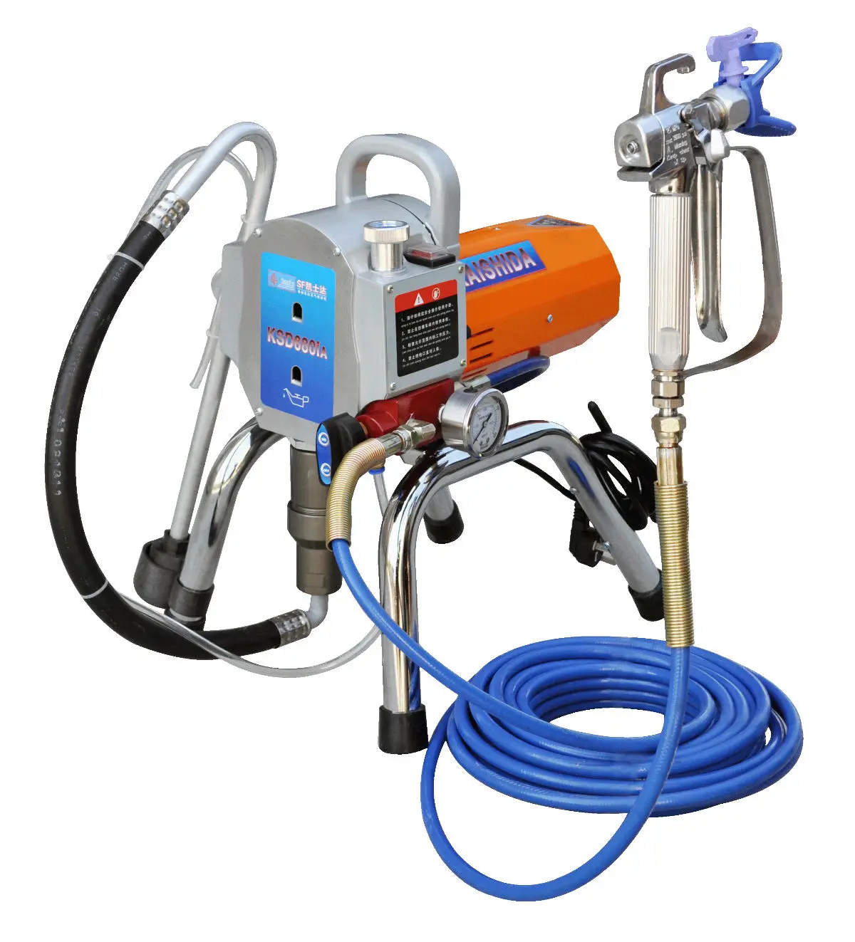 Electricity High Pressure Paint Spray Gun Airless Painting Machine  OURS680i