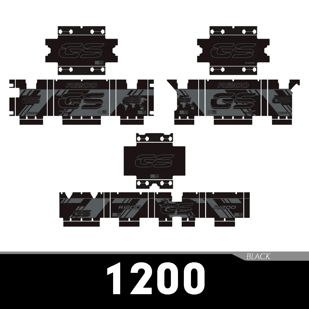 

For Motorcycle Reflective Sticker Case for BMW 40 GS Panniers Aluminum Box R1200GS Adventure 2004-2021