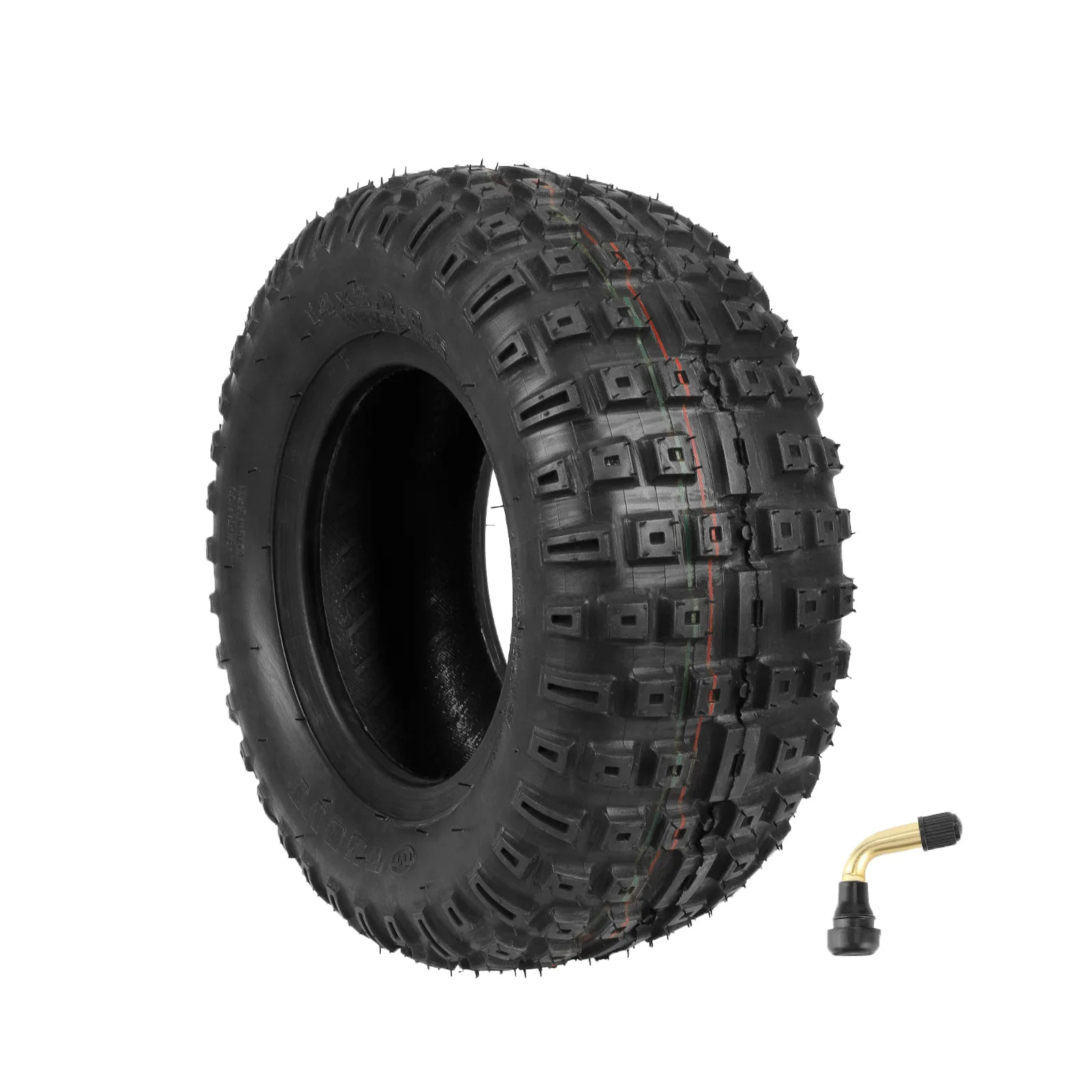 

TUOVT 14 Inch 14*5.0-6.5 Off-road Vacuum Tire For Electric Scooter Wear-resistant Rubber Tubeless Tyre Parts