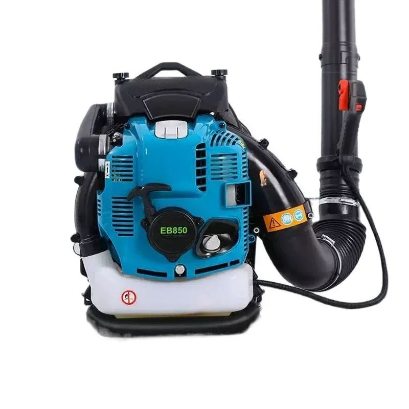 High power backpack hair dryer fallen leaves construction site fire wind extinguishing blower