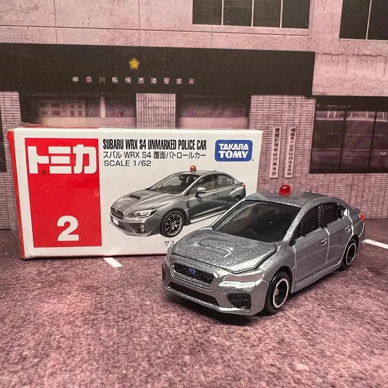 ทาคาระ โทมี่ โทมิก้า หมายเลข รถโมเดล Subaru WRX S4 Undercover Patrol Car โลหะผสม รุ่นจำลอง ของเล่นเด็กผู้ชาย ของขวัญสำหรับเด็ก