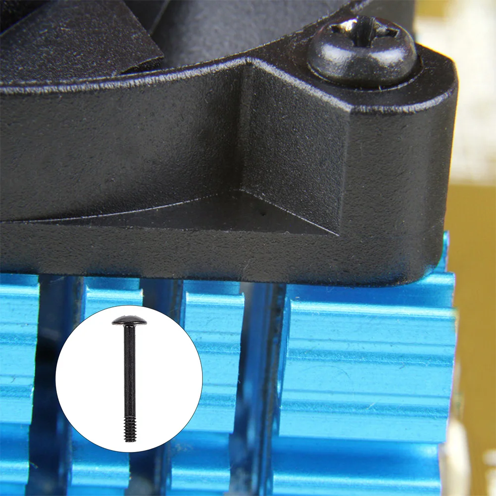 

30pcs Water Cooling Row Screw Air Cooler Chassis Fan Fixing Computer Radiator Replacement Iron Long Self Tapping Case Mounting
