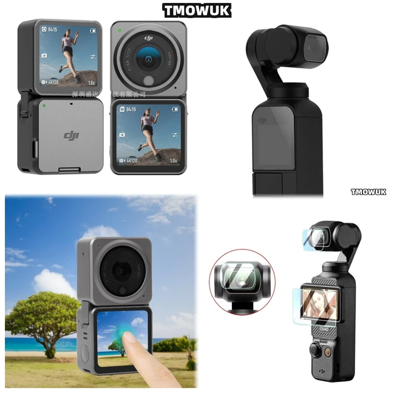 

For DJI Pocket 1 2 Osmo Pocket 3 Action 2 4 Pro UV Protected Tempered Glass Protector