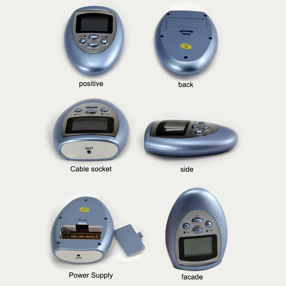 

8-режимный импульсный аппарат для физиотерапии, защита от выключения питания, импульсный электротерапевтический массажер, простое управление для товаров для дома и офиса