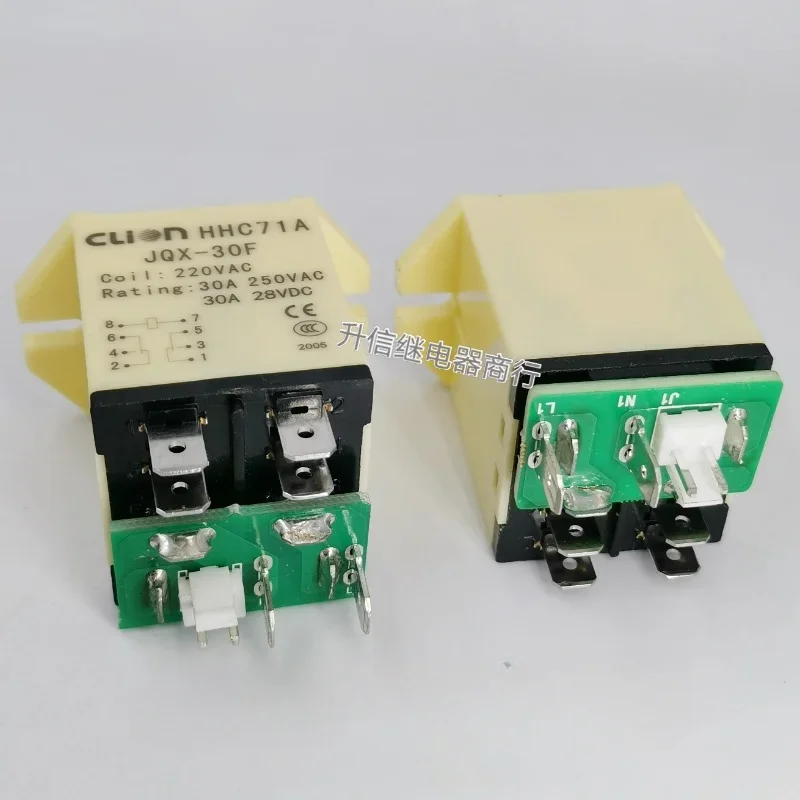 （Brand New Original）1pcs/lot 100% original genuine relay:HHC71A JQX-30F 30A 220V JQX-30F-2H power relay