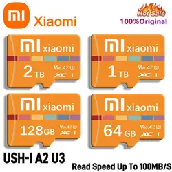 Original Xiaomi 2TB Micro TF SD Card Memory Card 128GB 256GB 512GB Mini SD Memory Card 1TB Class 10 For Camera/Phone 2024 NEW