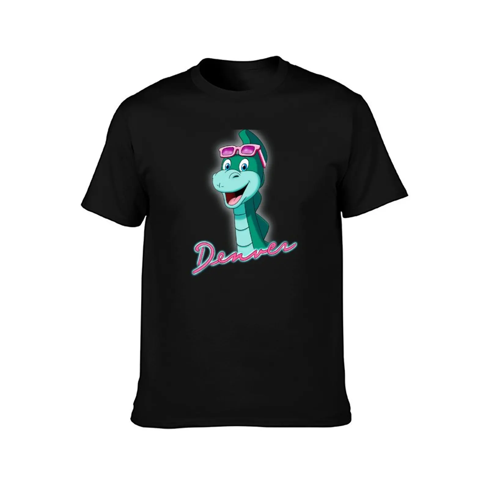 DENVER DINOSAUR T-Shirt essential t shirt Funny t-shirts graphic t shirt vintage boys whites t shirt men 100℅ cotton