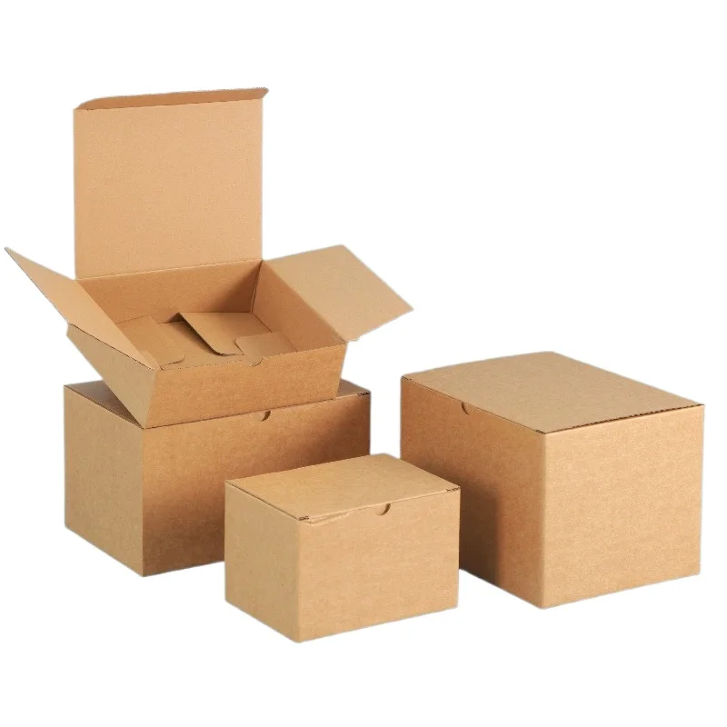 

20pcs Gift Carton Boxes Small Empty Box Corrugated Packaging Box Three-layer Carton Box for Packing