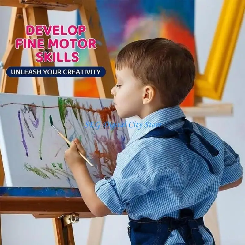 

U75B Watercolor Paint Set Washable Watercolor Color with Paint Brush for Kids Valentines Classroom Exchange Party Game Prize