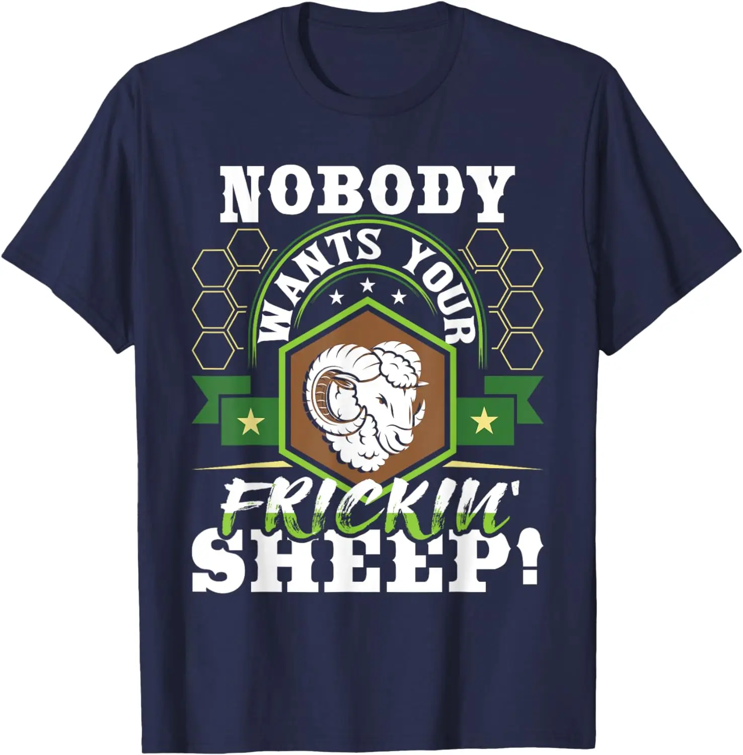 Nobody Wants Your Sheep Funny Game Board Gaming T-Shirt Unisex Home Clothing Gamer Cotton Short Sleeve