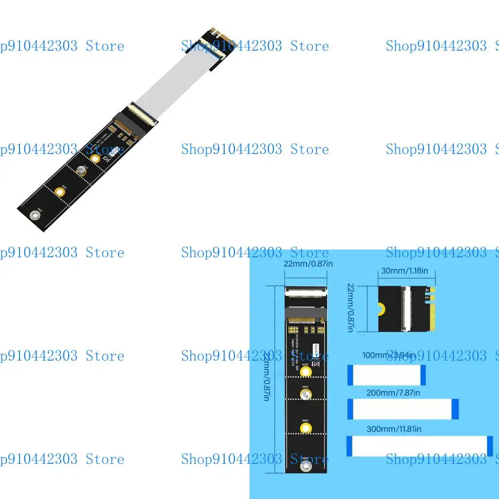 

L4MD M.2 M to A+E Extension Cable 64Gbps Fast Speed For Key A/E Devices Featu