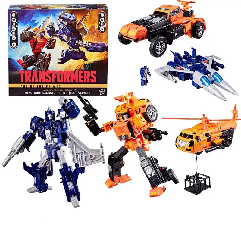 

Новый набор Hasbro Transformers The Wreckers Sandstorm Slugslinger, ограниченная серия, экшн-фигурка, модель, подарочная коллекция игрушек