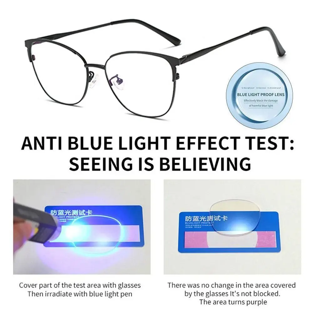 Blue Light Blocking Women Designers Eyeglasses Optical Spectacle Computer Eye Protection Glass Fashion Eyewear