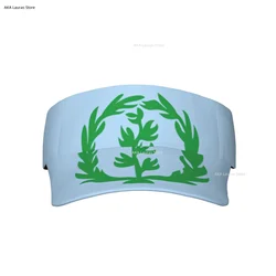 Flag Eritrea (1952-1961) Breathable Air Sun Hats Men Women Visor UV Protection Top Empty Solid Sports Tennis Golf Sunscreen Cap