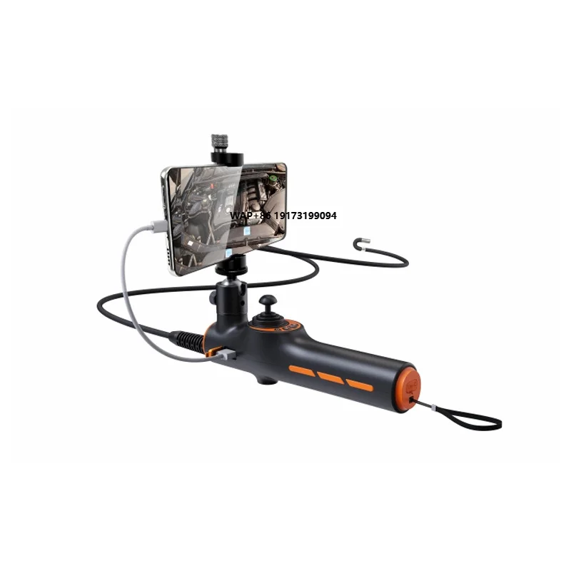Factory Hot Sale Intelligent 6mm Video HD Industrial Flexible Steering Borescope Vehicle Maintenance Car Endoscope Camer