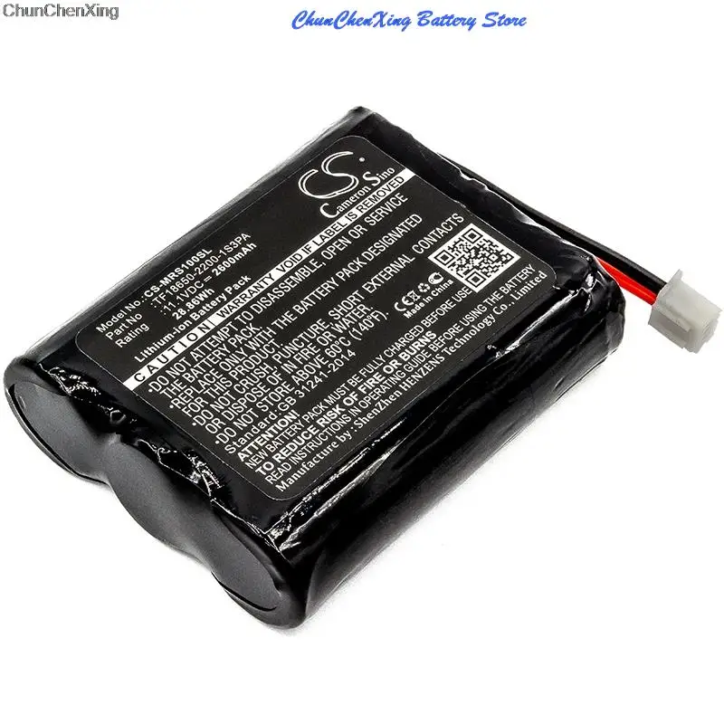 Cameron Sino 11.1V 2600mAh Bateria głośnikowa TF18650-2200-1S3PA do Marshall Stockwell z narzędziami i prezentami