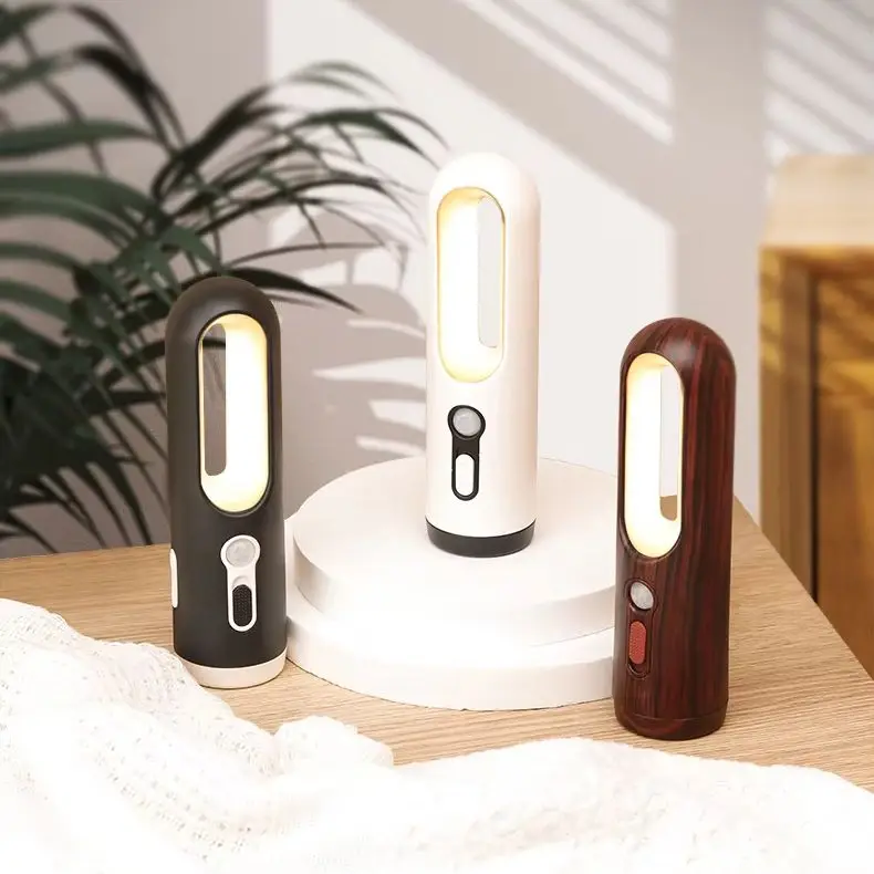1 sports style LED sensor 2-in-1 portable flashlight night light, suitable for bedroom, bathroom lighting, camping and explorati