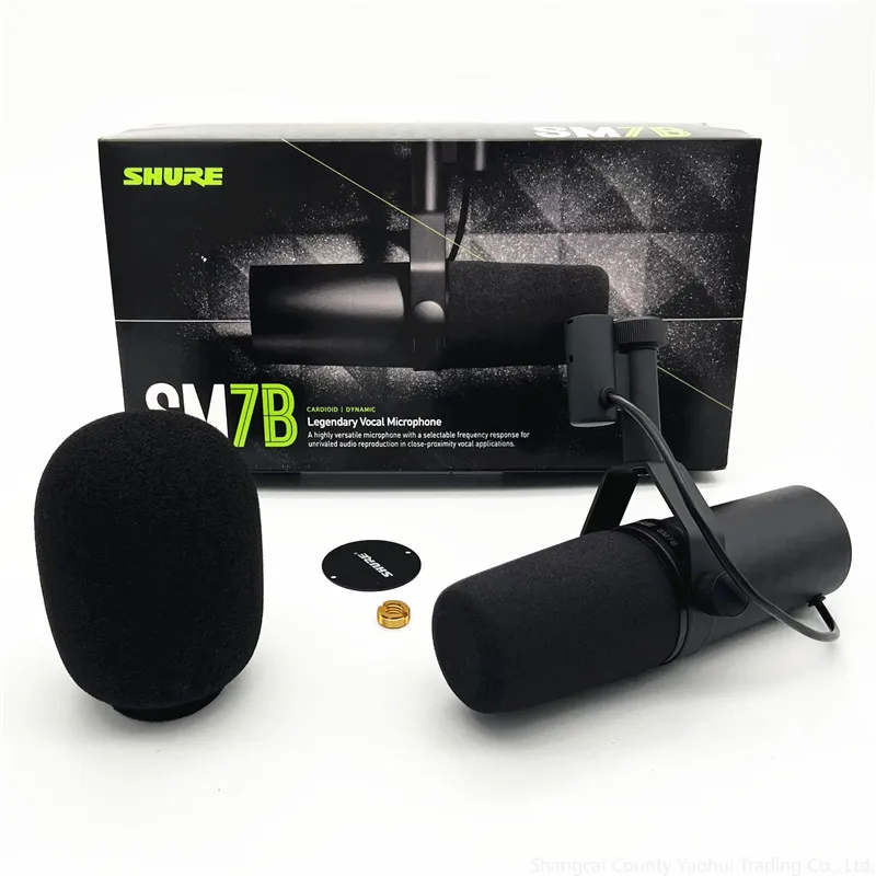 For Shuer SM7B Professional Studio Dynamic Microphone  Voice Recording K Singing High Fidelity Mic