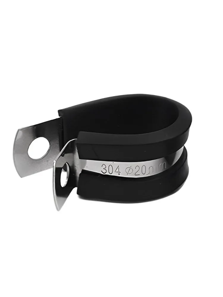 5 stücke R-typ Rohr Klemme Gummi Gefüttert P Clips Kabel Montage Schlauch Rohr Klemme Schlauch Klemme Feste Klemme Rohr halterung Hohe Qualität