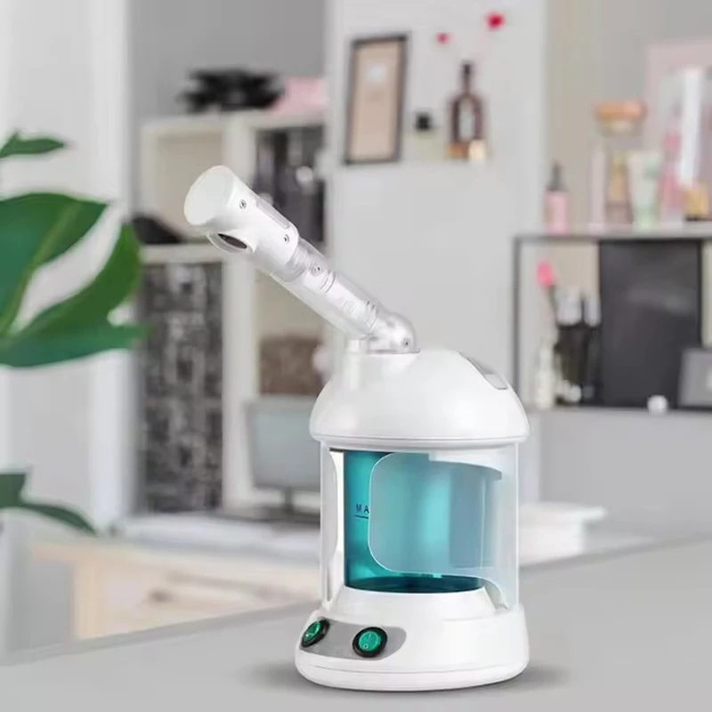 Desktop Nano Face Steamer Deep Clean Moisturizing Steaming Vaporizer Skin Care Hot Mist Ionic Ozone Facial Spa Sauna Sprayer