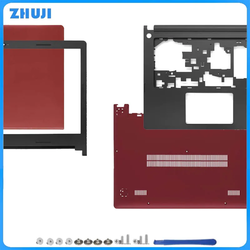 

New For IdeaPad S400 S410 S405 S435 S436 Laptop LCD Back Cover/Front Bezel/Palmrest/Bottom Case Top Case Red Non Touch