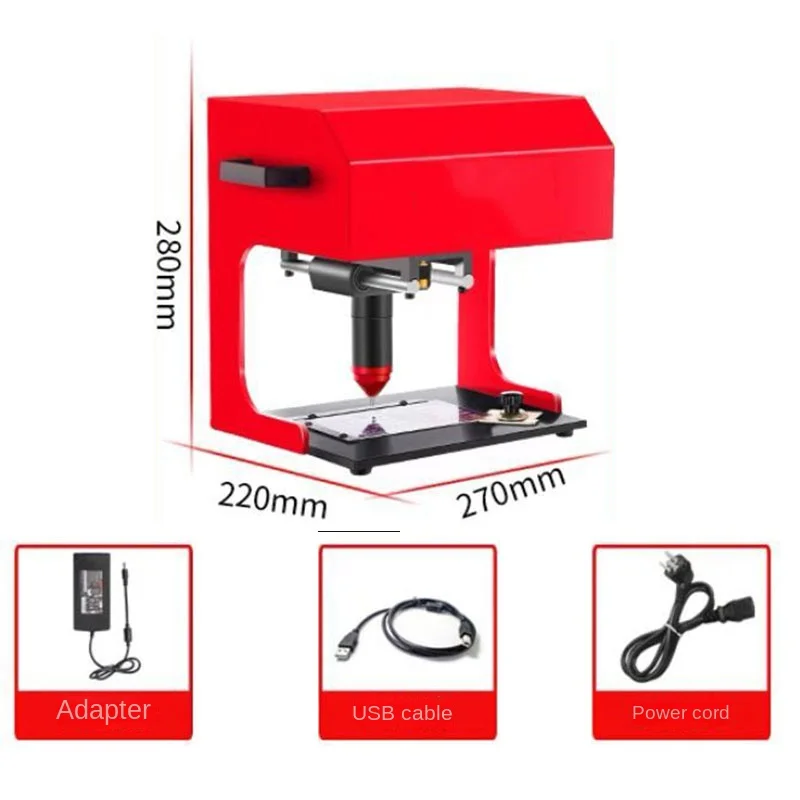 300WPneumatic Electric Marking Desktop Metal Parts Engraving IdentificationCar Nameplate High Precision Desktop Marking Machine