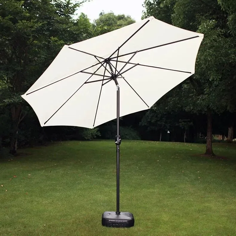 Outdoor Practical Style Patio Umbrellas and Base Patio Side Umbrella Patio Umbrella for Restaurant Weighted Base Anti-toppling