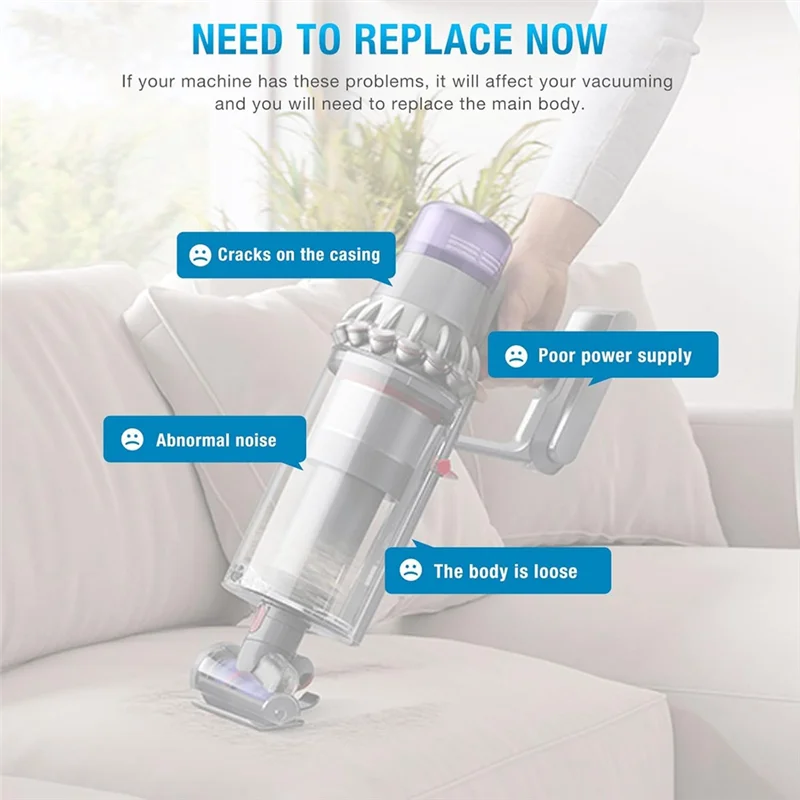 ABGP-مجموعة الجسم الرئيسية لـ Dyson Outsize V11/Gen 5/Plus/أجزاء المكنسة الكهربائية المطلقة مجموعة خدمة الجسم الرئيسي