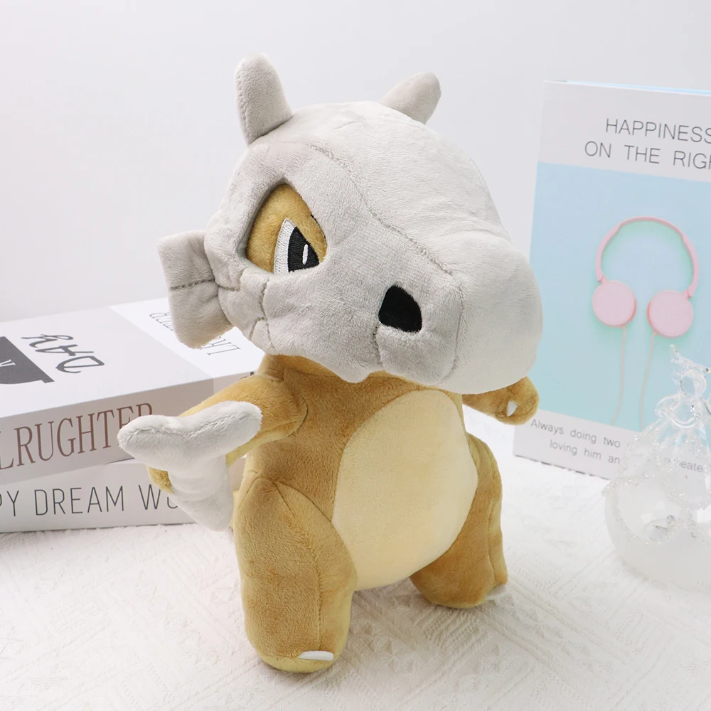 Original Cubone Pokemon Stuffed Toys Kawaii Cartoon&Cute Plush Dolls Throw Pillow Birthday Gift For Kids Friends Boys