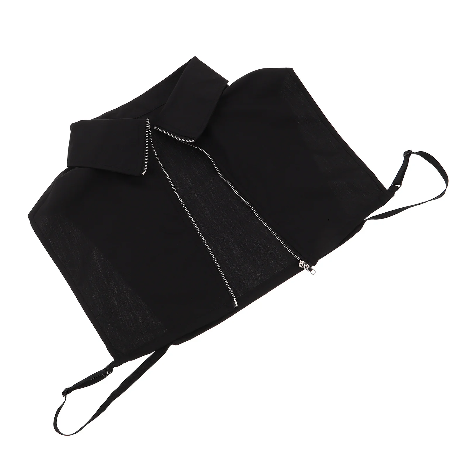 

Detachable Collar For Women Autumn Winter Fake Collar Polyester Zippered Neckwear Stylish Layering Piece For Blouses