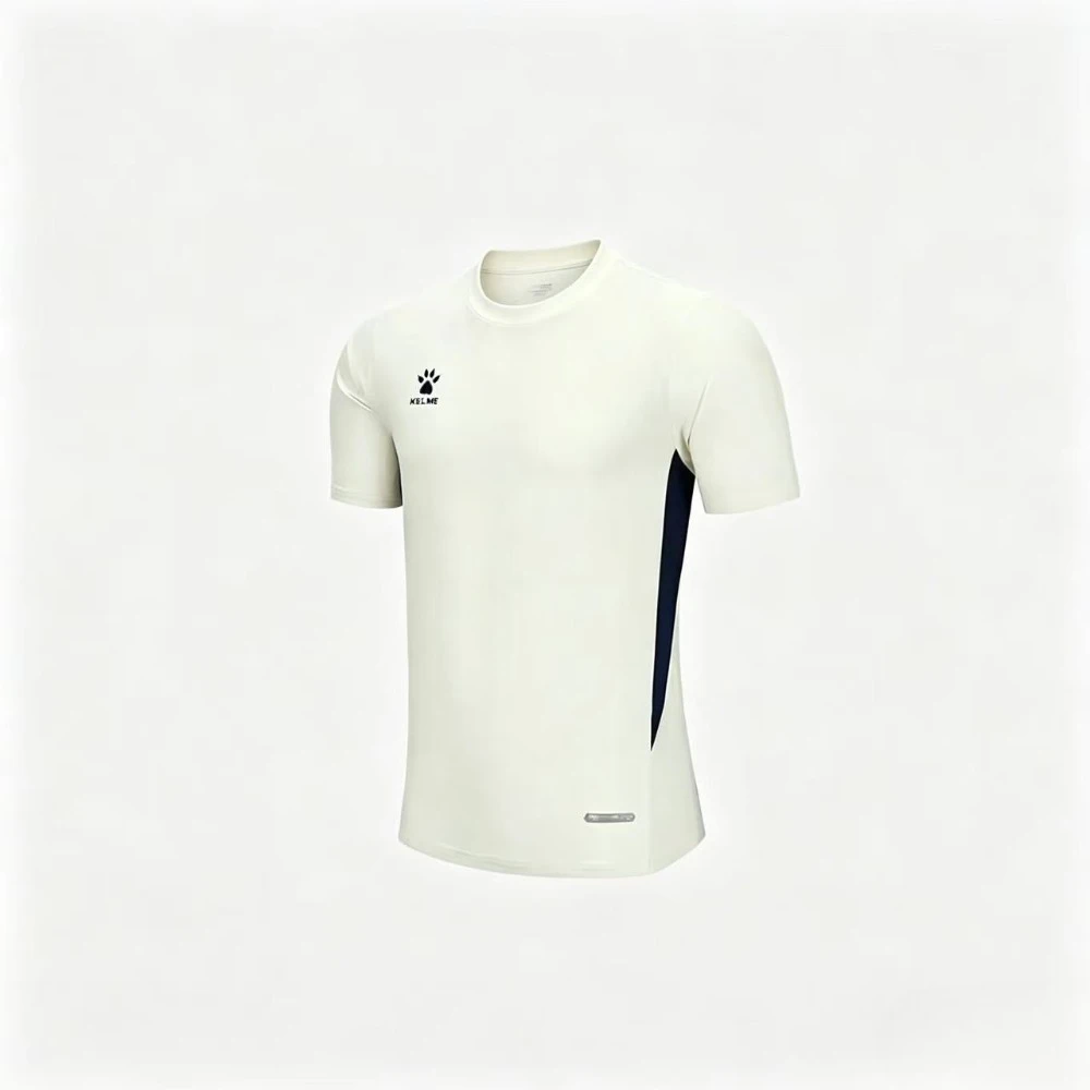 Camiseta de Manga Corta de Secado Rápido KELME para Hombre, Ropa de Entrenamiento de Fútbol y Running de Verano, Top Deportivo Transpirable