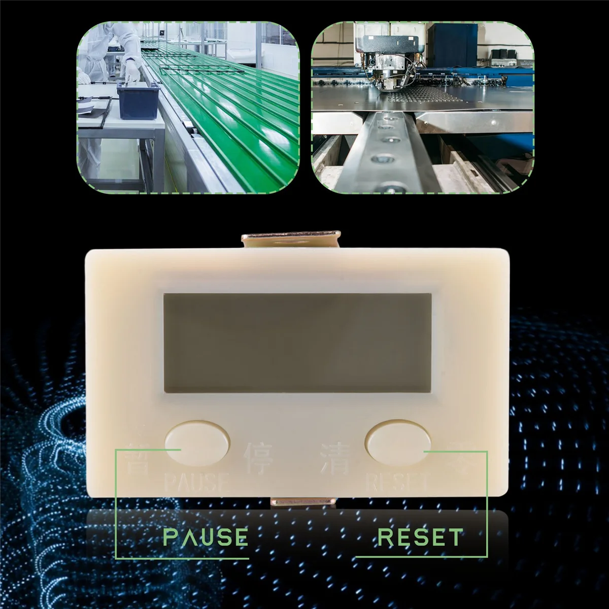 LCD Digital Display Eletrônico Contador Punch, Interruptor de Proximidade de Indução Magnética, Reciprocante Contador Rotativo, 0-99999