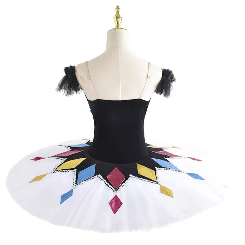 New White  Ballet Tutu Skirt Children White Swan Lake Dance Performance Costumes Beauty Dance Clothing tutu dress