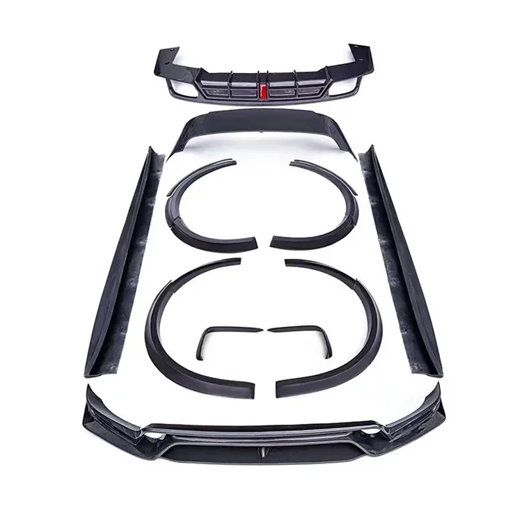 Carbon Fiber Body Kit for porsche Cayenne 9Y0 Carbon Fiber Front Lip Rear Diffuser Side Skirts for PORSCHE Cayenne 9Y0