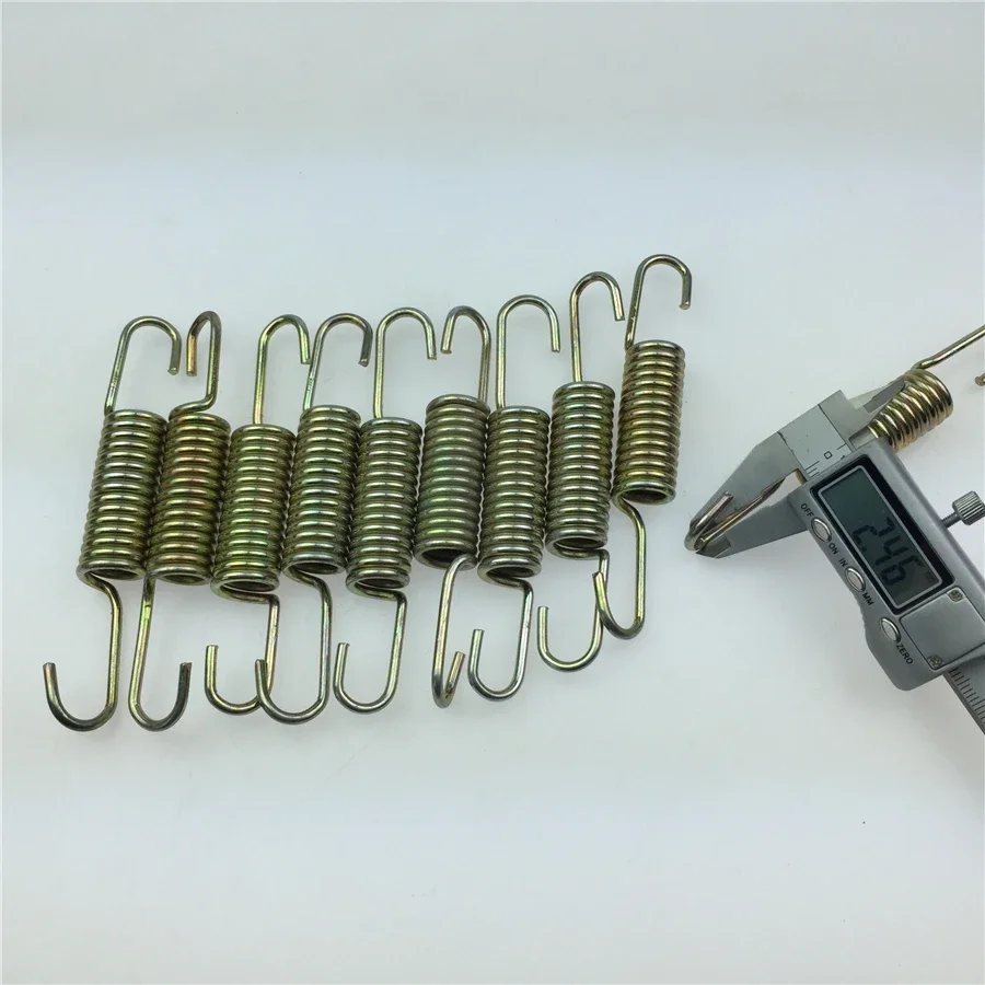 10PCS, Support electric vehicles with dual spring support high-strength spring with a single tension spring support brace