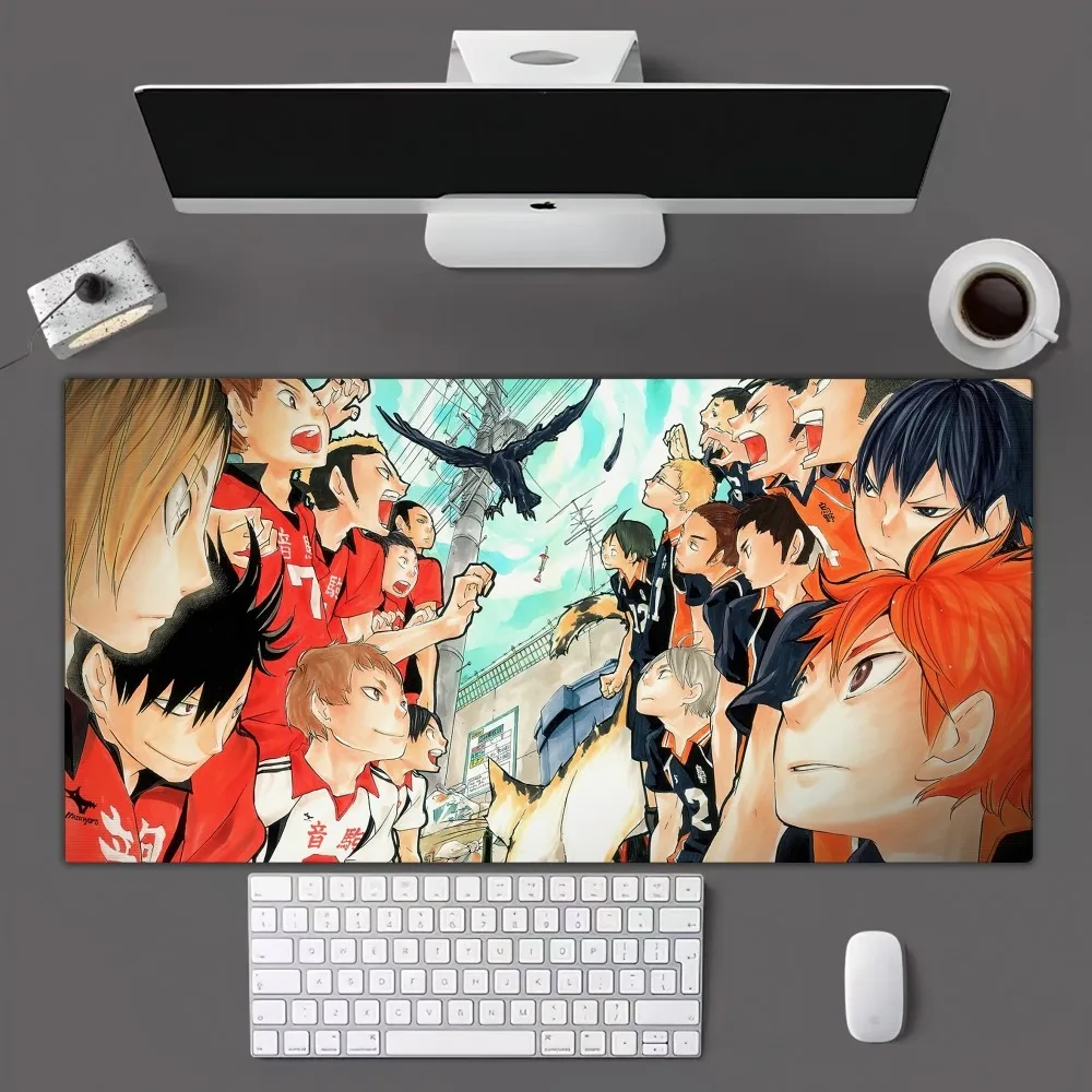 Bilibili Anime H-Haikyuu!! Mousepad Mousepad Gamer Mouse Pad Size For Office Long Table Mat