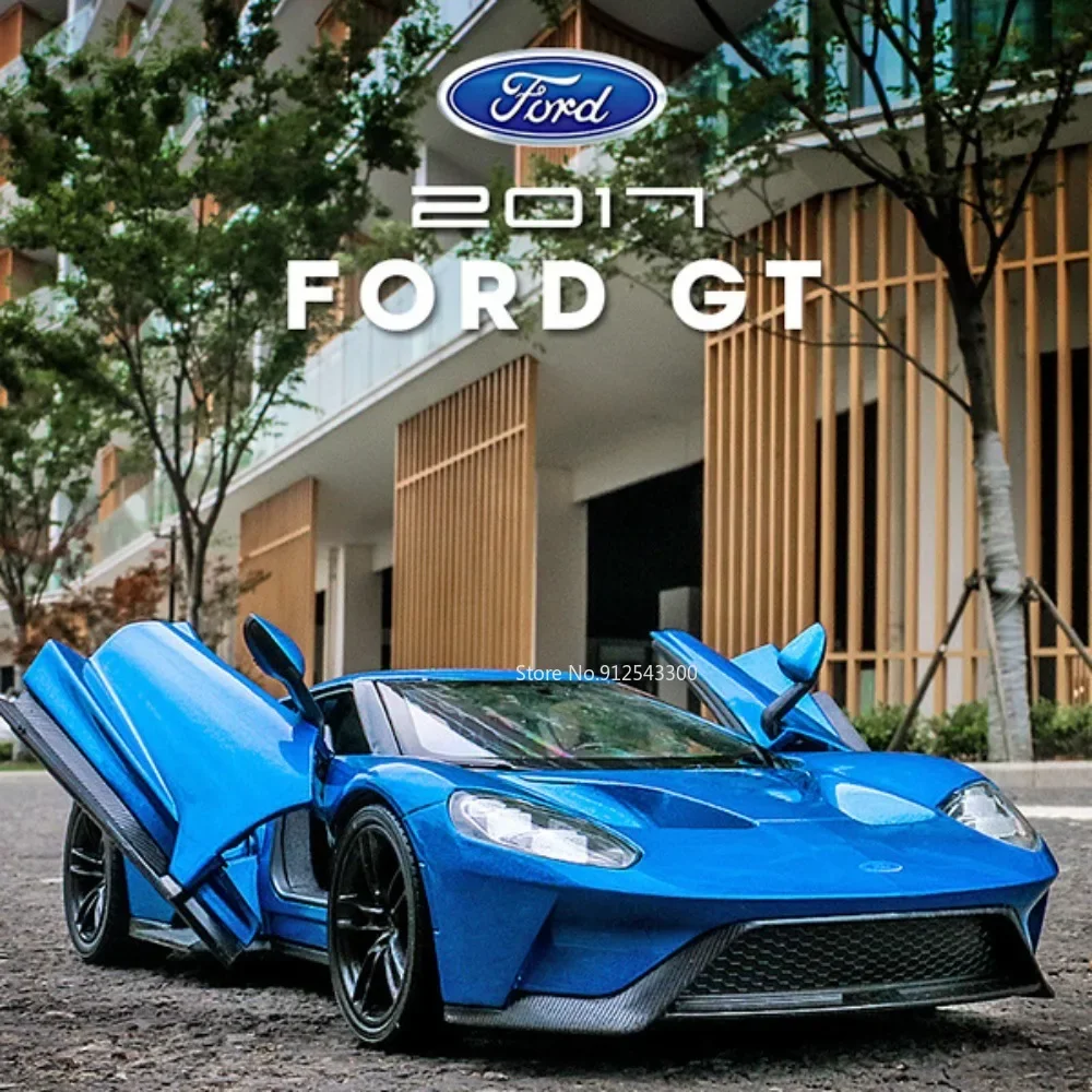 

WELLY 1/24 2017 Ford GT Toy Sport Car Model Alloy Deicast Simulate Static Scale Model Car Toys for Boys Birthday Souvenir Gifts