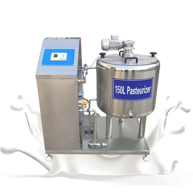 Promotional 100-200L Camel Goat Milk Pasteurizer Sterilizer Milk Pasteurization Machine for Dairy Processing