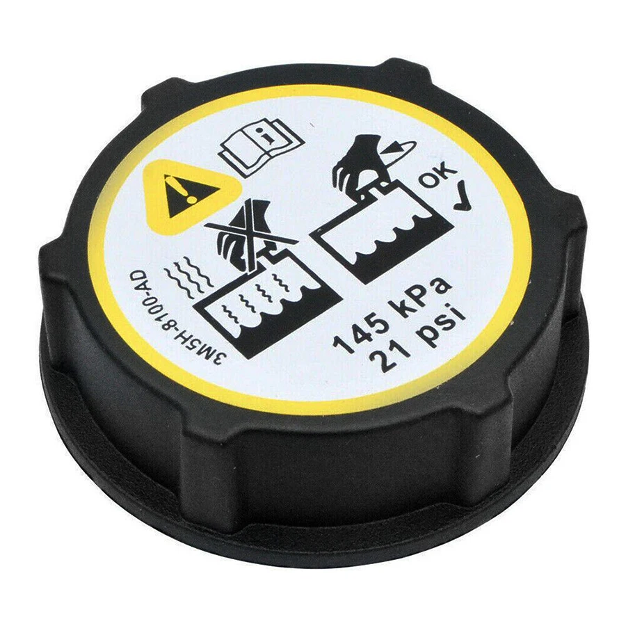 Wooeight 1Pc Water Tank Radiator Cap Cover For Ford Focus Fiesta Cmax Kuga Mondeo Transit Car Accessories 3M5H8100AD XS618100AB