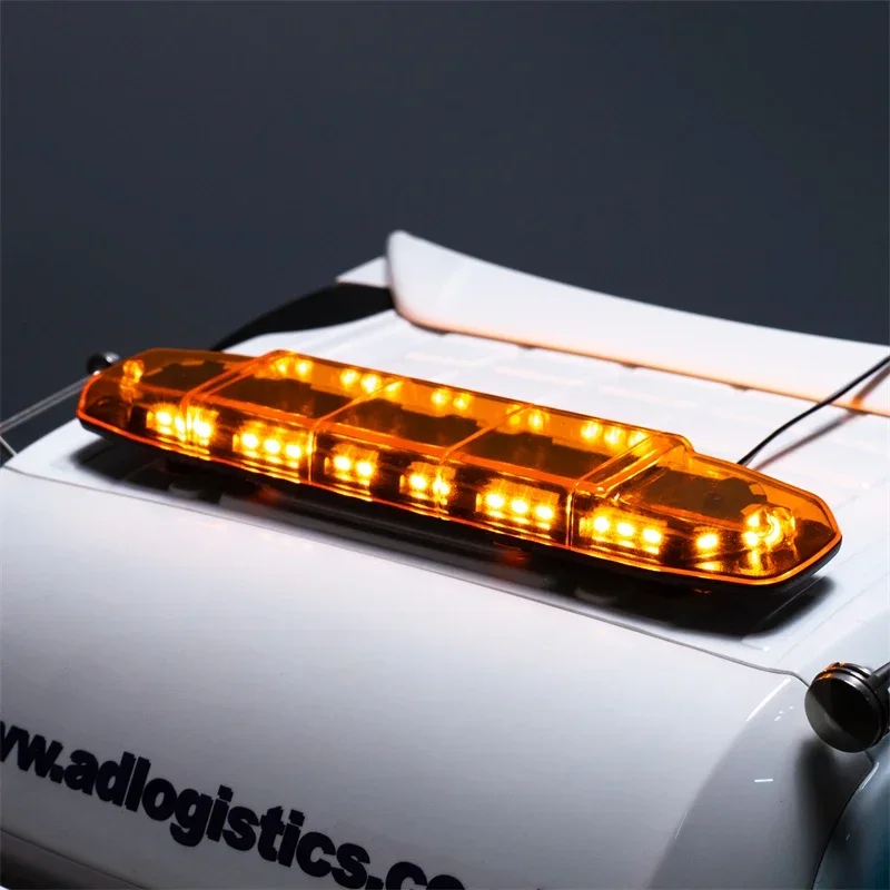 LED 1 Pcs Police Car Dome Light for 1/14 Tamiya RC Truck Car Scania 770S MAN Benz Volvo LUSE Diy Parts Toys