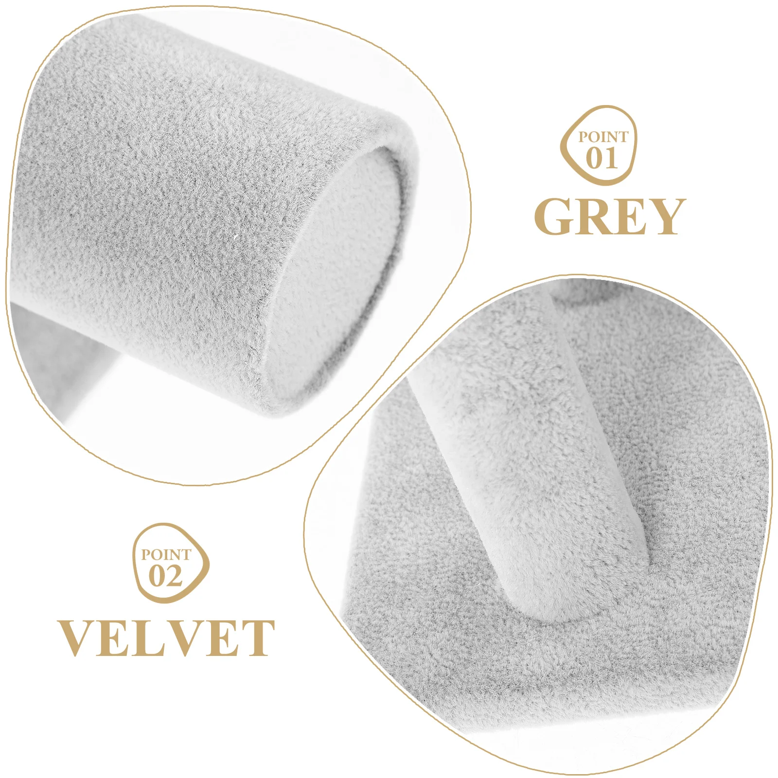 

Подставка для браслета, держатель для браслета, съемная двухъярусная стойка для хранения ювелирных изделий, органайзер для украшения дома, серый цвет