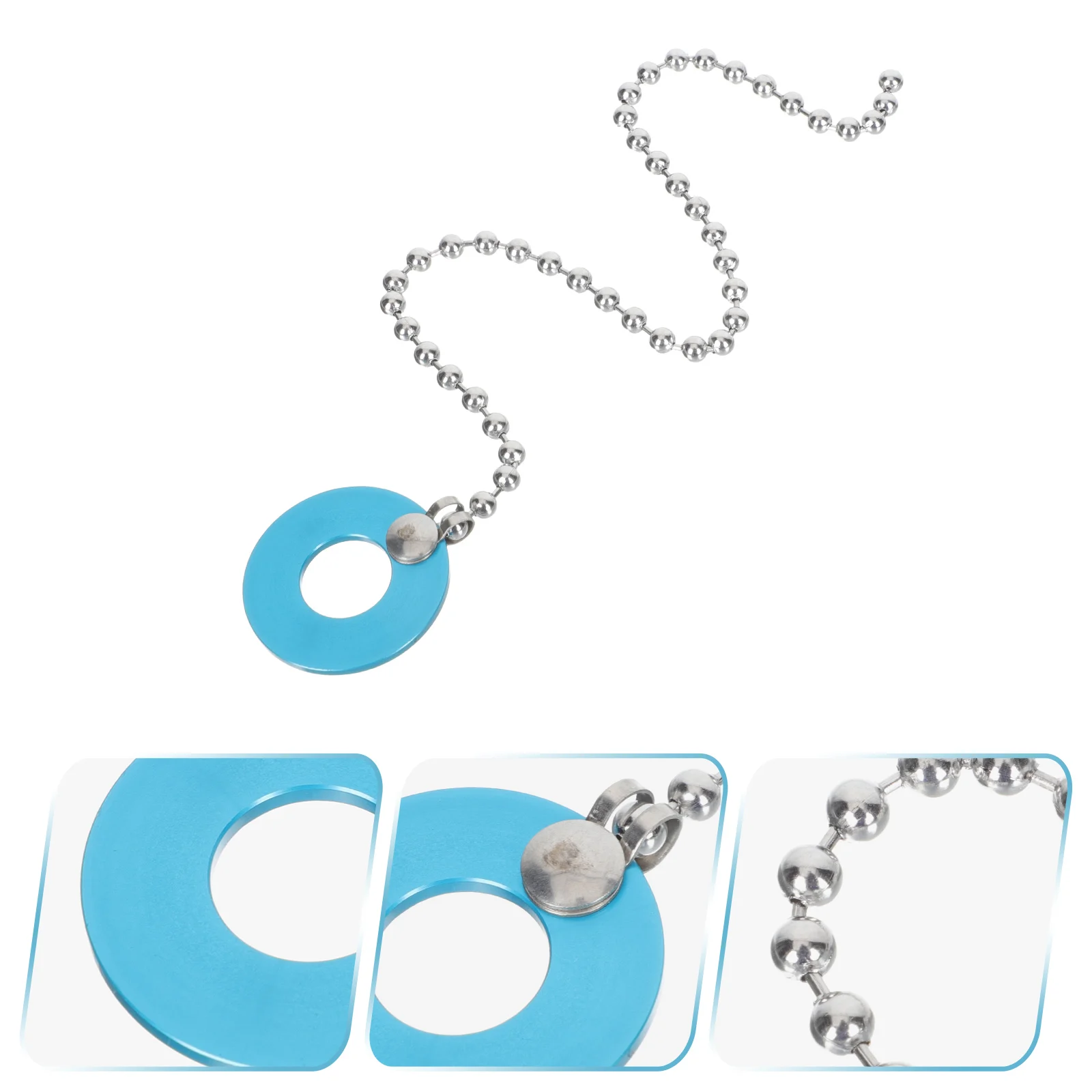

Aluminum Alloy For Drum Kit Durable Sound Prolong Effect Metal Rattler Accessory Cymbal Extension Chain Jazz Drum Crash