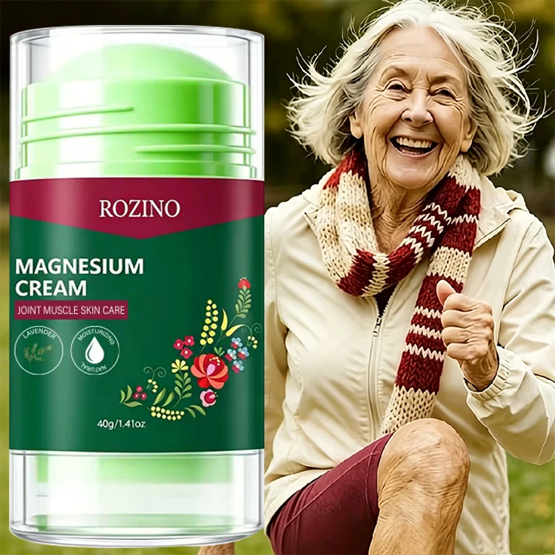 1Pcs/2Pcs/3Pcs Magnesium Muscle and Skin Massage Cream, Containing Magnesium and Chamomile Ingredients, Plant-Based Components, Gently Cares for Joint Skin, Deeply Moisturizes, Is Easily Absorbed, Relieves Discomfort Caused by Dry Skin, Suitable for Neck, Hands, Body, Knees, Elbows, and Feet, Suitable for All Skin Types, Especially Suitable for Sports Enthusiasts, Elderly People, and Those Who Engage in Physical Labor.