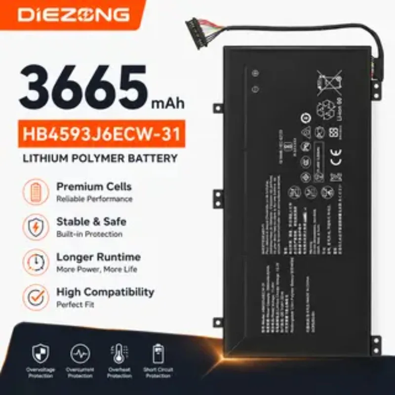 HB4593J6ECW Battery for Huawei MateBook 13 2020 WRT-W19 WX9 W29 I7 HN-W19L W19R WRT-W09 W19L WRTB-WFH9L WRTB-WFH9F WRTB-WAH9L