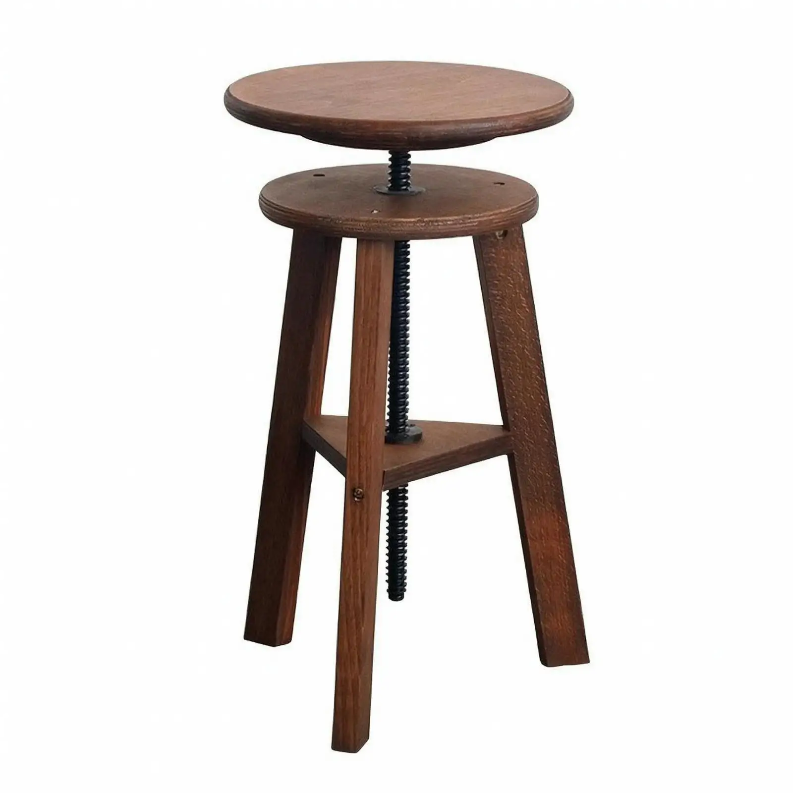 Swivel for seat Beech Wood Work Stool with Height Adjustment for Easel Painting Stand Art Studio Seating